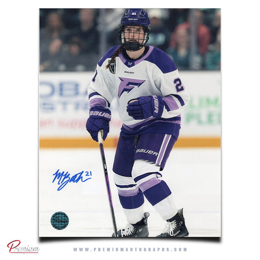 Mae Batherson Minnesota Frost Autographed 8x10 Photograph Focused