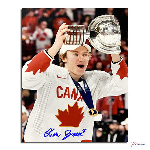 Owen Beck Team Canada Signed 8x10 Photograph World Juniors