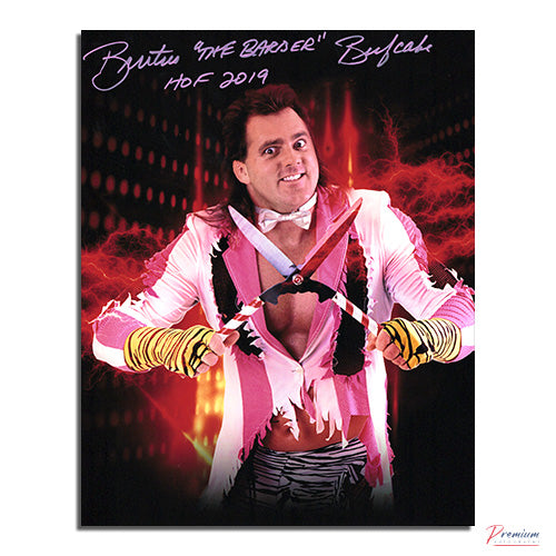 Brutus Beefcake WWE Signed 8x10 Photograph /w The Barber / HOF 2019 Inscription