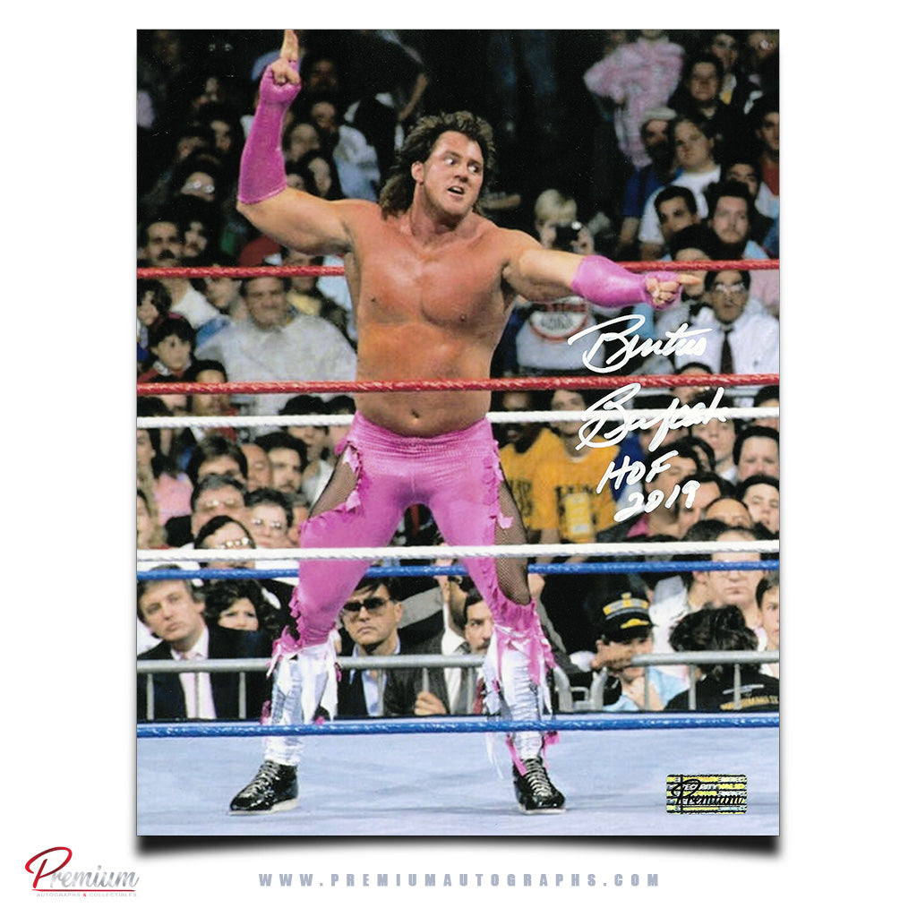 Brutus Beefcake WWE Signed 8x10 Photograph /w HOF 2019 Inscription (white)