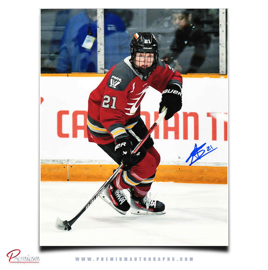Ashton Bell Ottawa Charge PWHL Autographed 8x10 Photograph with the Puck