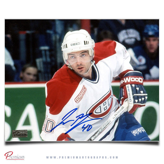 Jesse Belanger Montreal Canadiens Autographed 8x10 Photograph Close Up