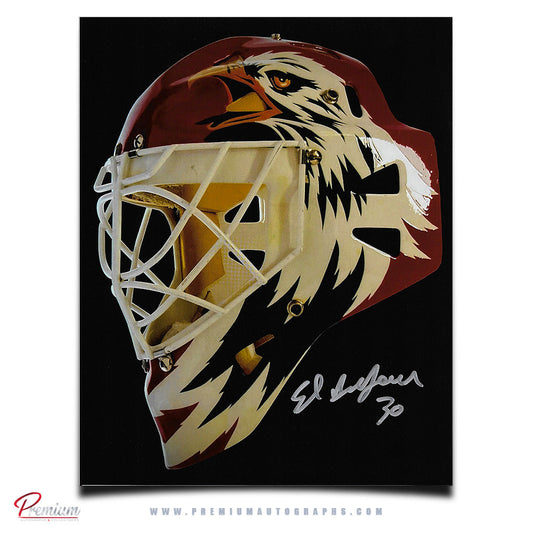 Ed Belfour Chicago Blackhawks Autographed 8x10 Photograph Mask