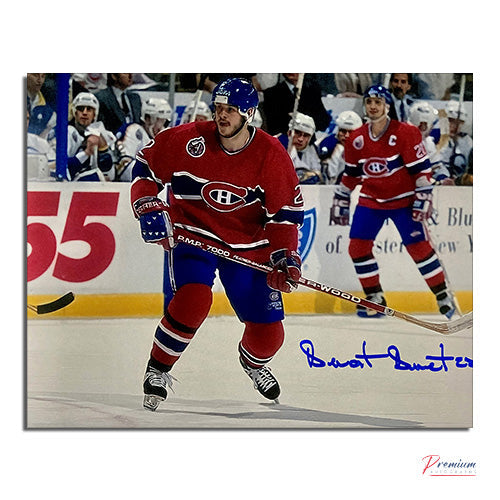 Benoit Brunet Montreal Canadiens Signed 8x10 Photograph Offsensive Zone