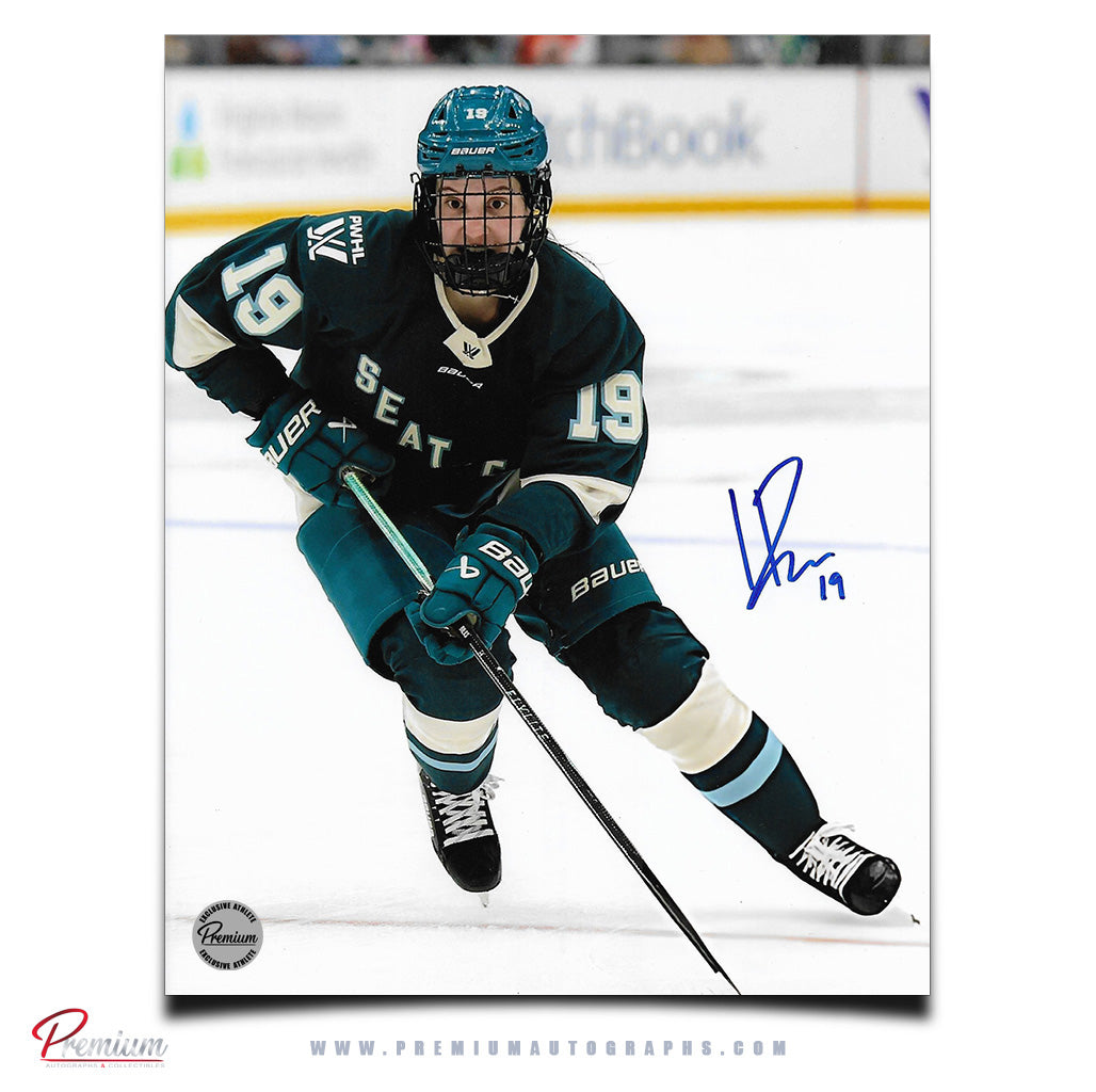 Hannah Bilka Seattle Torrents PWHL Autographed 8x10 Photograph On the Attack