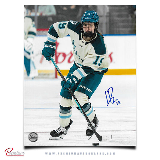 Hannah Bilka Seattle Torrents PWHL Autographed 8x10 Photograph With the Puck