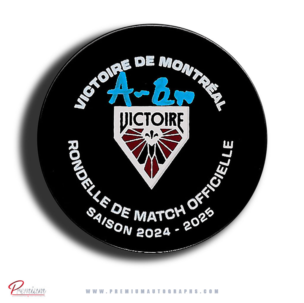 Amanda Boulier Montreal Victoire PWHL Autographed Official Game Puck