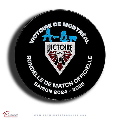 Amanda Boulier Montreal Victoire PWHL Autographed Official Game Puck