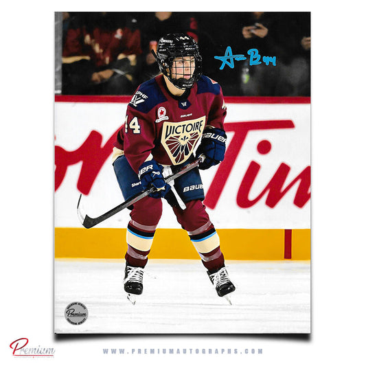 Amanda Boulier Montreal Victoire PWHL Autographed 8x10 Photograph Focused