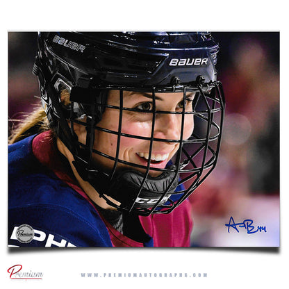 Amanda Boulier Montreal Victoire PWHL Autographed 8x10 Photograph Closeup
