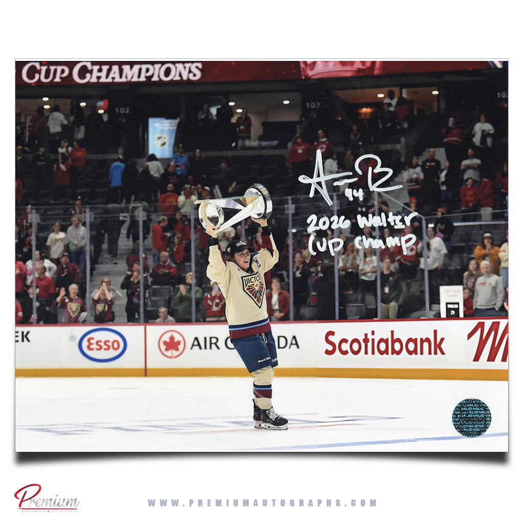 Amanda Boulier Montreal Victoire Autographed 8x10 Photograph 2026 Walter Cup Champs Inscription