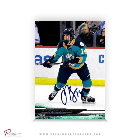 Jaime Bourbonnais New York Sirens Autographed 2024-25 Upper Deck PWHL Hockey Card #13
