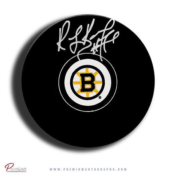 Ray Bourque Boston Bruins Autographeded Puck