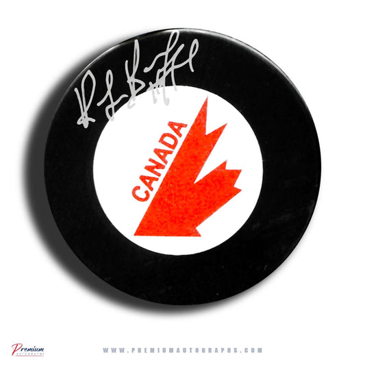 Ray Bourque Team Canada Signed Puck