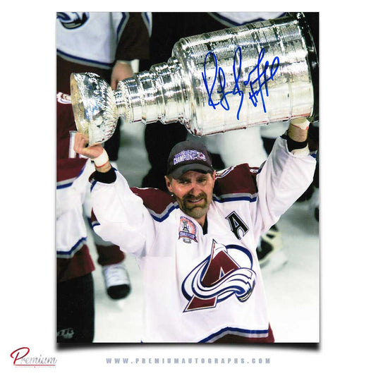 Ray Bourque Colorado Avalanche Autographed 8x10 Photograph Stanley Cup Celebration