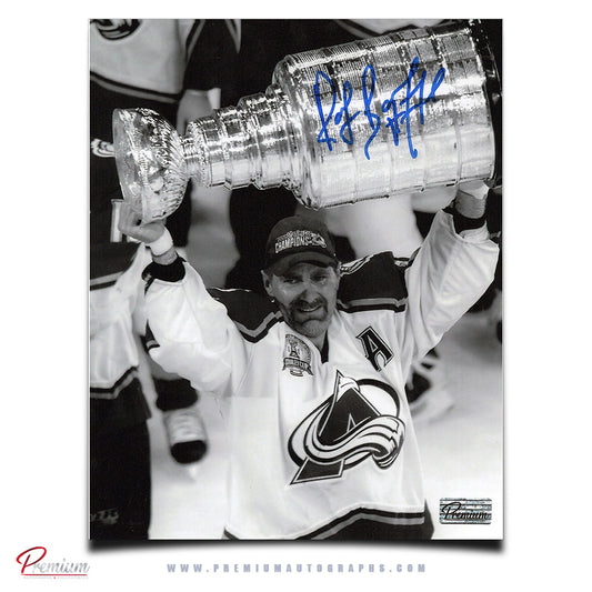 Ray Bourque Colorado Avalanche Autographed 8x10 Photograph Stanley Cup Celebration