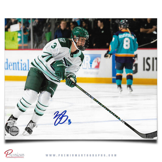 Zoe Boyd Boston Fleet PWHL Autographed 8x10 Photograph Over the Blue Line