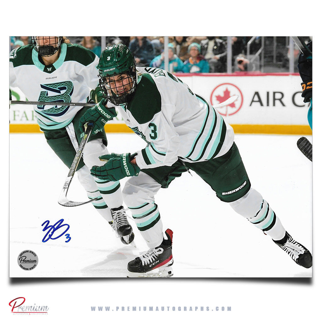 Zoe Boyd Boston Fleet PWHL Autographed 8x10 Photograph Intense