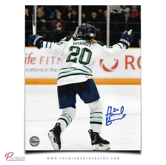 Hannah Brandt Boston Fleet PWHL Autographed 8x10 Photograph Celebration