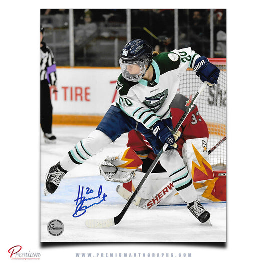 Hannah Brandt Boston Fleet PWHL Autographed 8x10 Photograph Battle in front of the Net