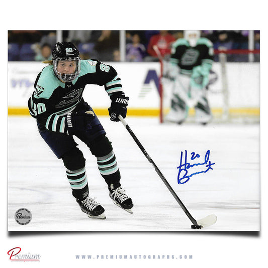 Hannah Brandt Boston Fleet PWHL Autographed 8x10 Photograph On the Attack