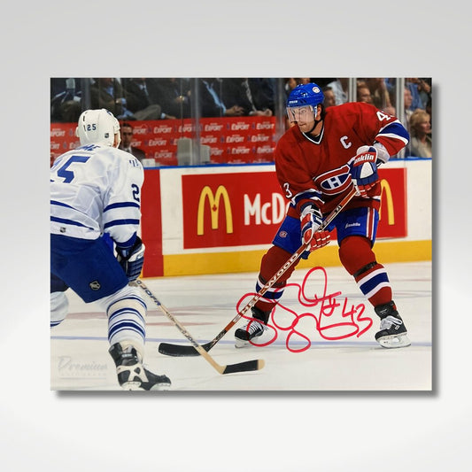 Patrice Brisebois Montreal Canadiens Signed 8x10 Photograph Captain