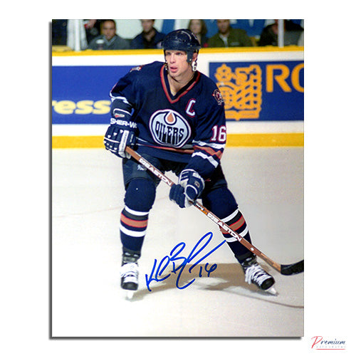 Kelly Buchberger Edmonton Oilers Signed 8x10 Photograph Captain