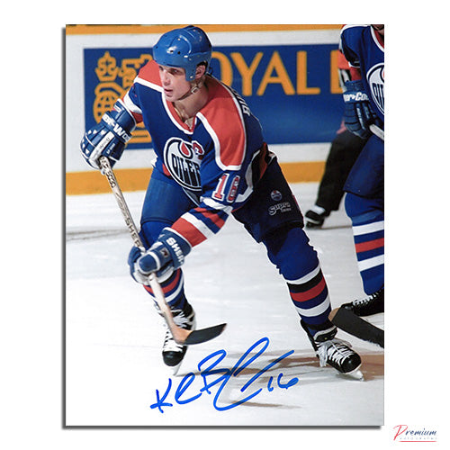 Kelly Buchberger Edmonton Oilers Signed 8x10 Photograph Defence