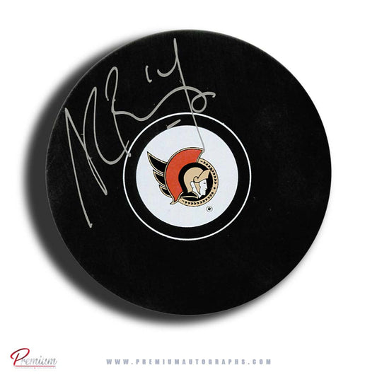 Alex Burrows Ottawa Senators Autographed Puck
