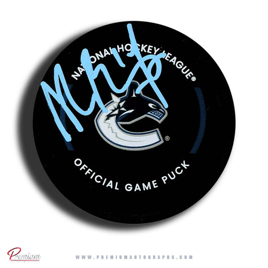 Alex Burrows Vancouver Canucks Autographed Puck