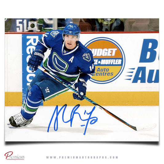 Alex Burrows Vancouver Canucks Autographed 8x10 Photograph Over the Blueline