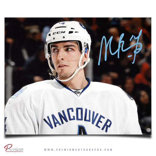 Alex Burrows Vancouver Canucks Autographed 8x10 Photograph Close Up