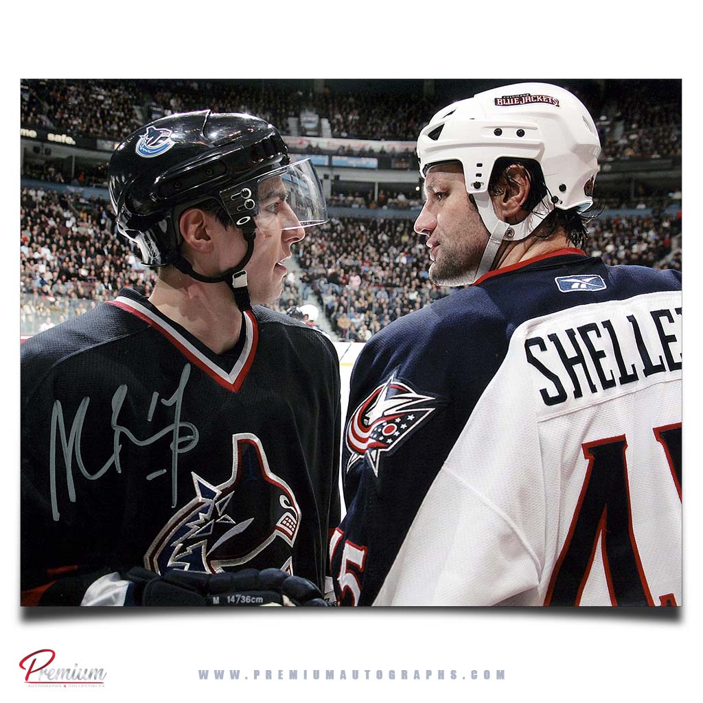 Alex Burrows Vancouver Canucks Autographed 8x10 Photograph Stare Down