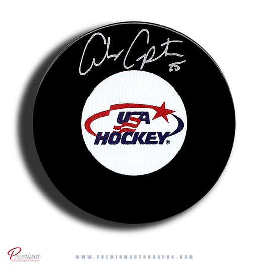 Alex Carpenter Team USA Autographed Puck