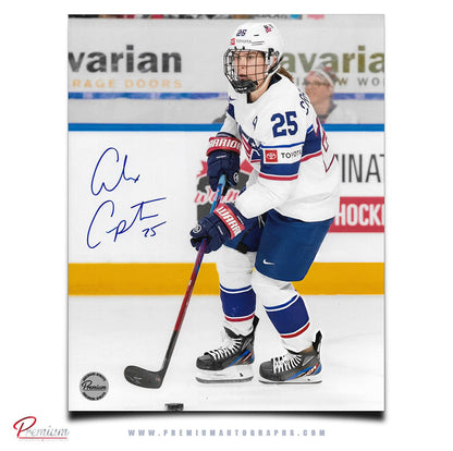 Alex Carpenter Team USA Autographed 8x10 Photograph Play Maker