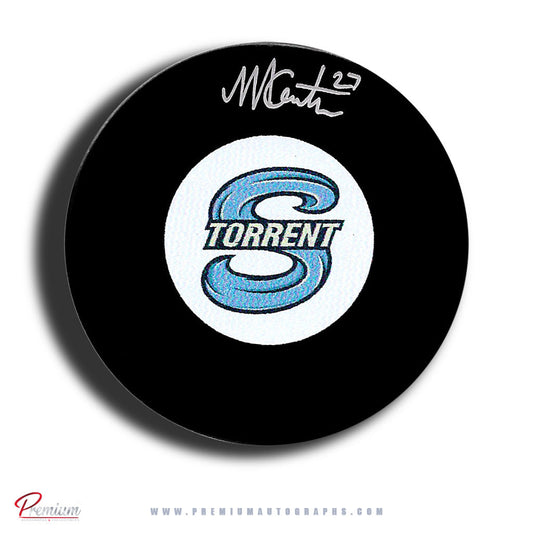 Megan Carter Seattle Torrent PWHL Autographed Puck