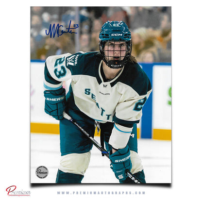 Megan Carter Seattle Torrents PWHL Autographed 8x10 Photograph Faceoff