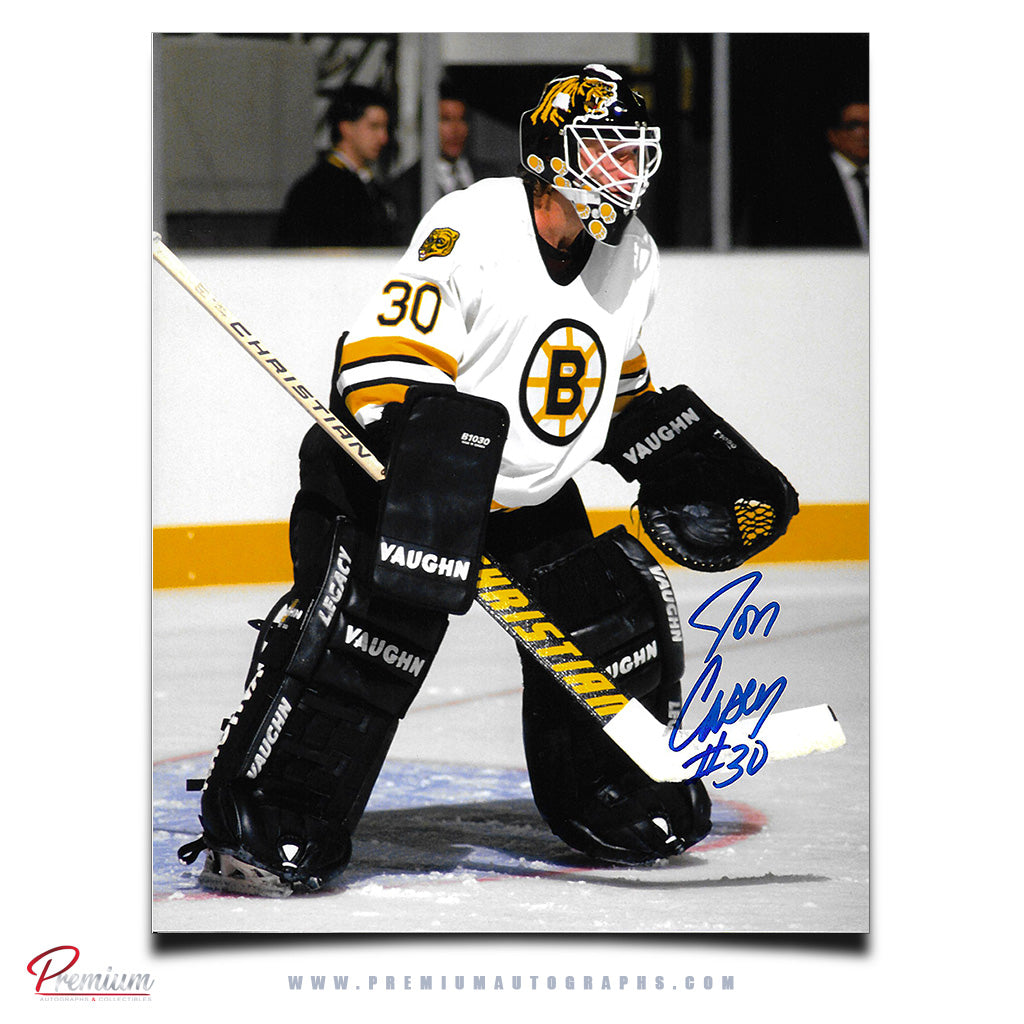 Jon Casey Boston Bruins Autographed 8x10 Photograph Top of the Crease