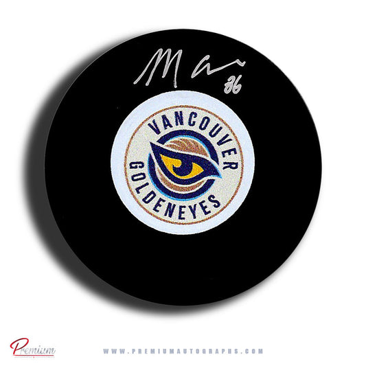 Michela Cava Vancouver Goldeneyes PWHL Autographed Puck