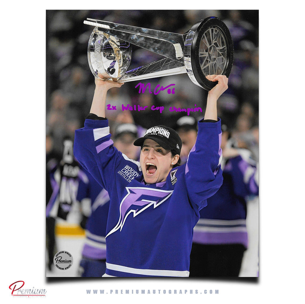 Michela Cava Minnesota Frost PWHL Autographed 8x10 Photograph Walter Cup Celebration w/ Inscription