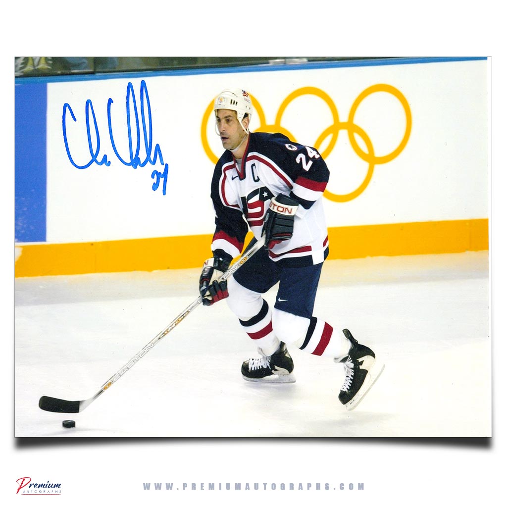 Chris Chelios USA Signed 8x10 Photograph