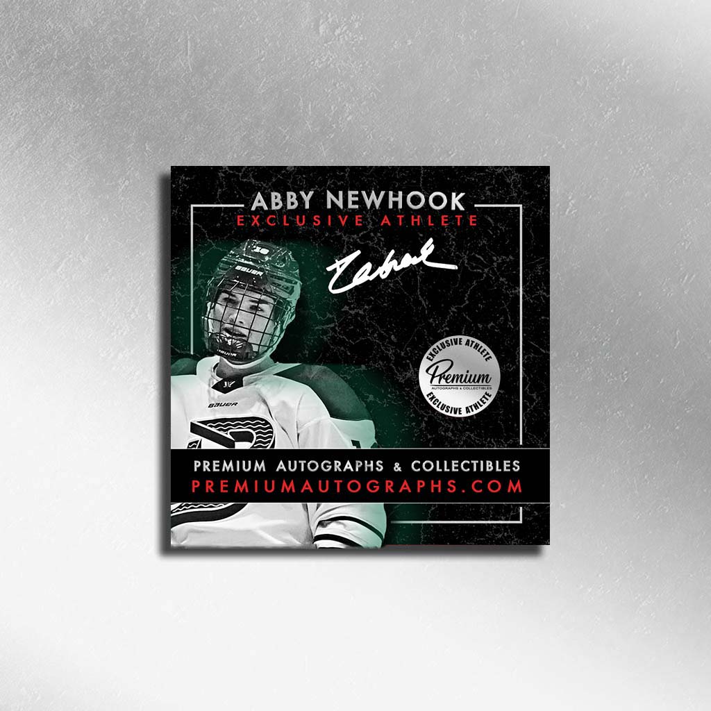 Abby Newhook Boston Fleet PWHL Autographed Official 2025-26 Game puck