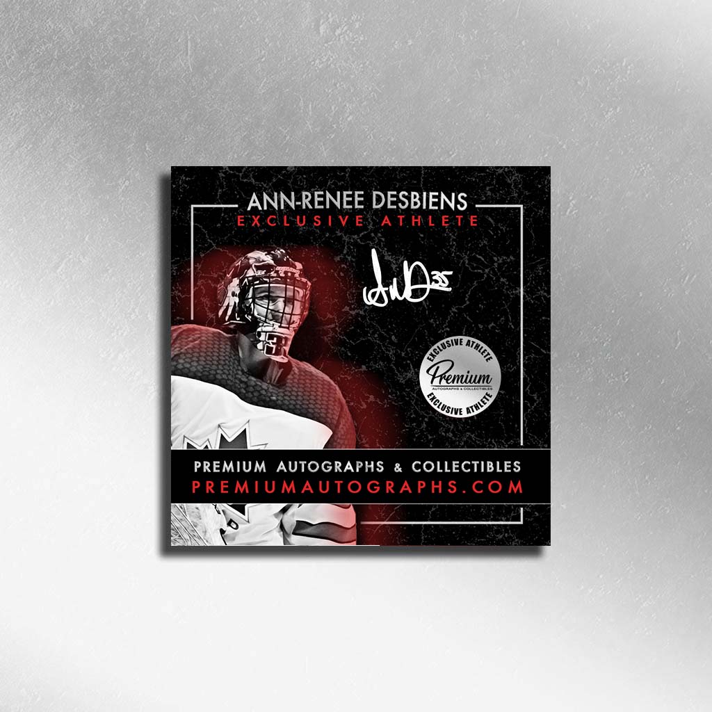 Ann-Renee Desbiens & Emerance Maschmeyer Team Canada Autographed Puck
