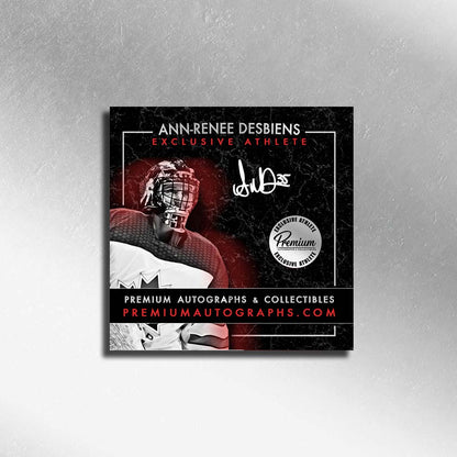 Ann-Renee Desbiens & Emerance Maschmeyer Team Canada Autographed Puck