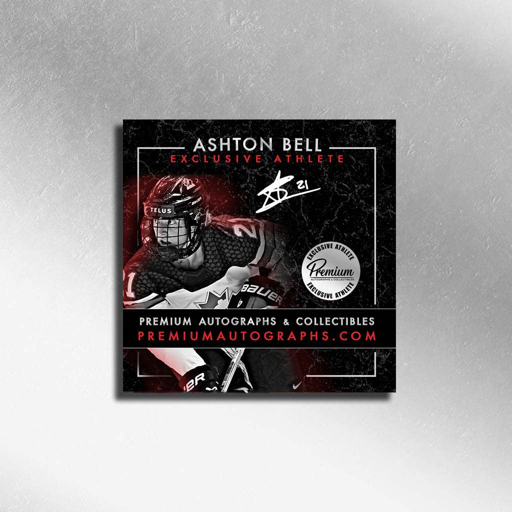 Ashton Bell Team Canada Autographed 8x10 Photograph Celebration