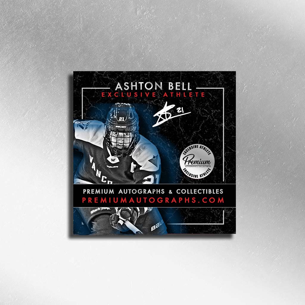 Ashton Bell Ottawa Charge PWHL Autographed 8x10 Photograph On the Attack