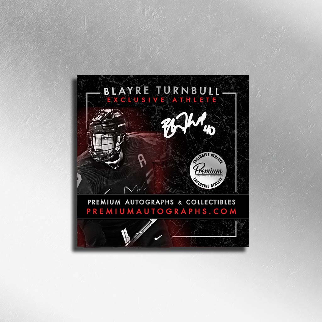 Blayre Turnbull Montreal Victoire Autographed Puck w/ 2020 Gold Inscription