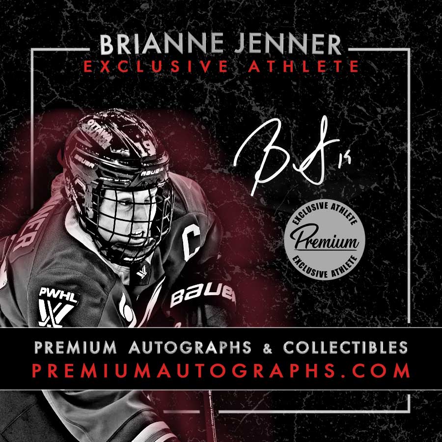 Brianne Jenner Ottawa Charge Autographed PWHL 8x10 Photograph Puck in the Circle