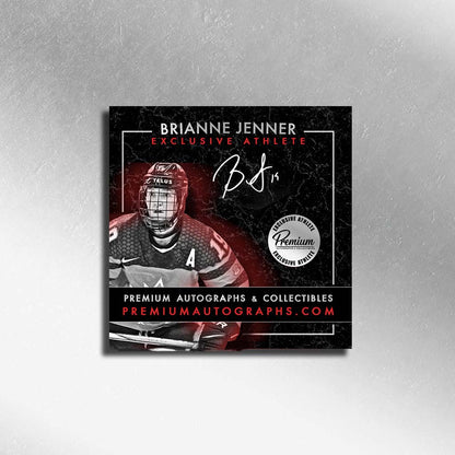 Brianne Jenner Ottawa Charge Autographed PWHL 8x10 Photograph Puck Along the Boards Home