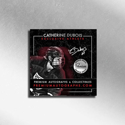 Catherine Dubois Montreal Victoire Signed 8x10 Photograph Puck Along the Boards